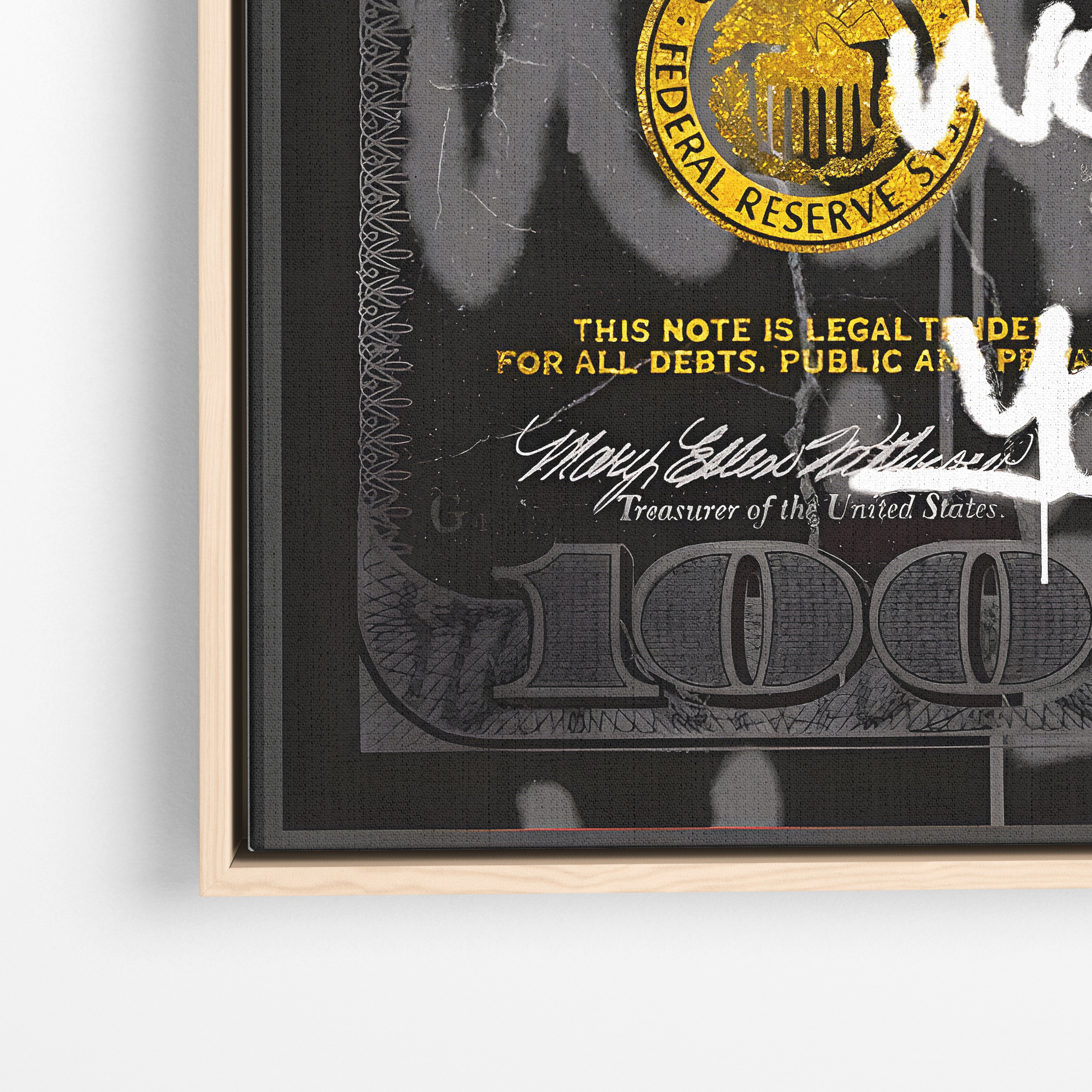 King of Hustle – The World Is Yours Canvas