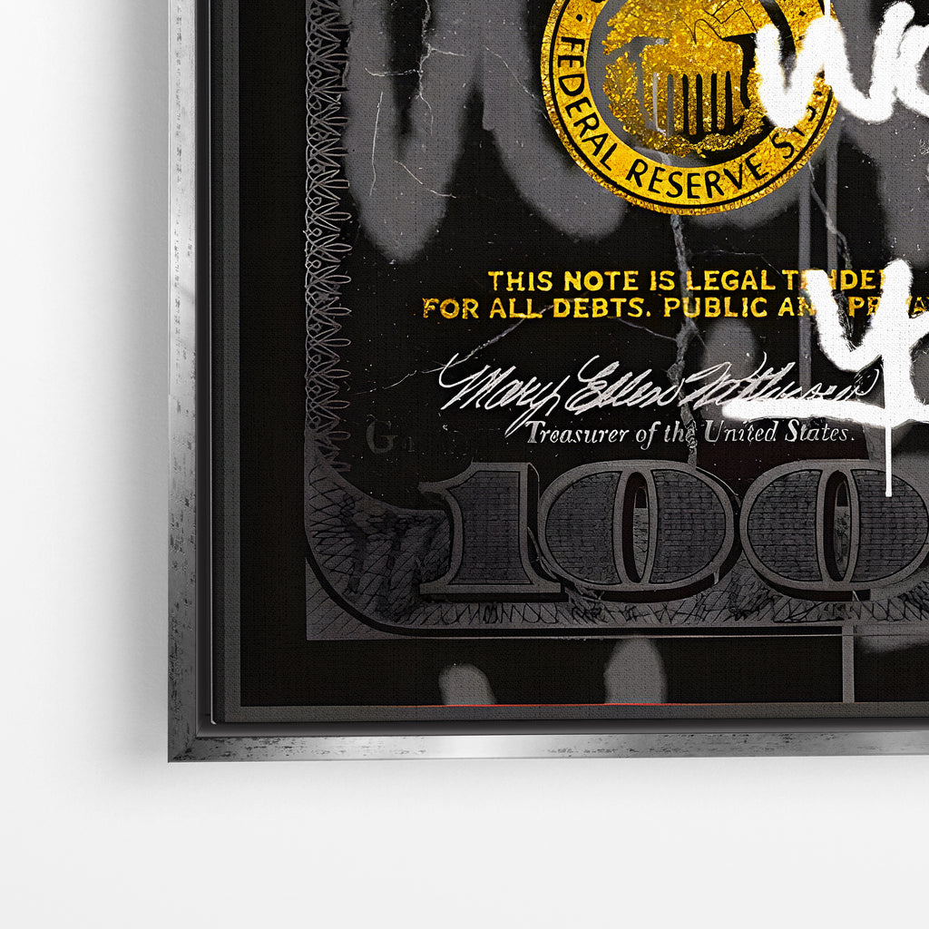 King of Hustle – The World Is Yours Canvas