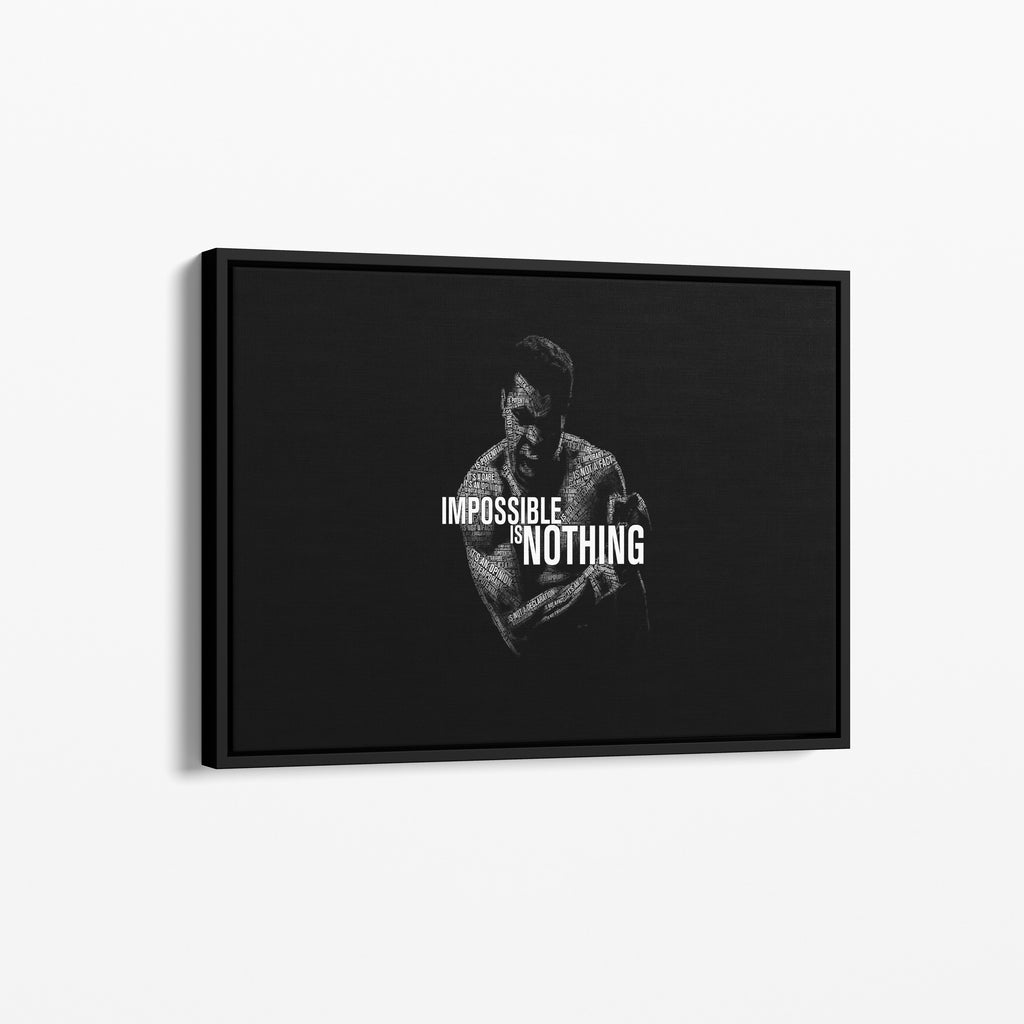 Muhammad Ali – Impossible is Nothing Canvas