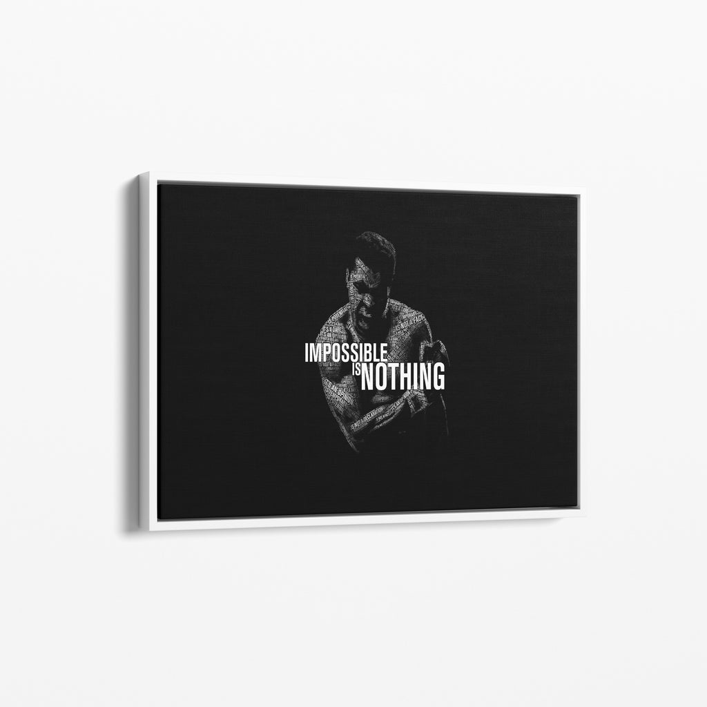 Muhammad Ali – Impossible is Nothing Canvas