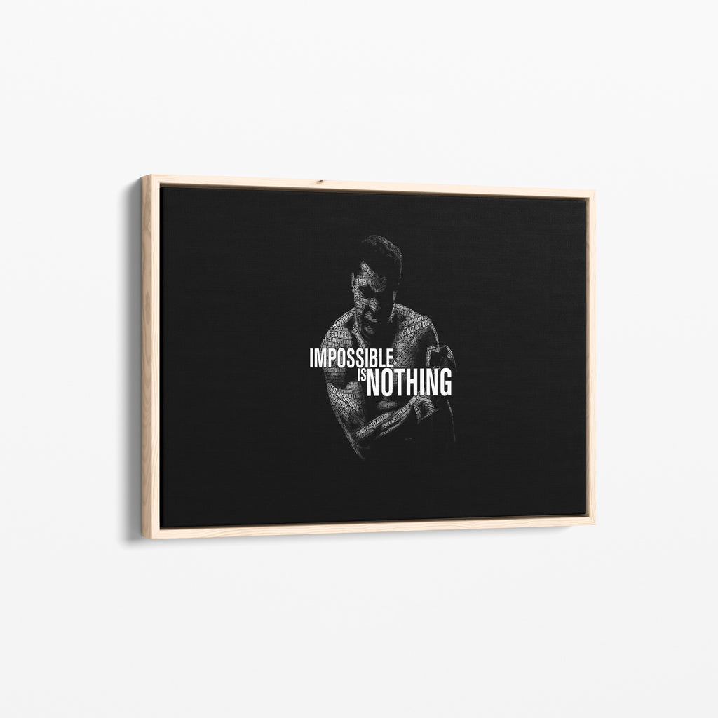 Muhammad Ali – Impossible is Nothing Canvas