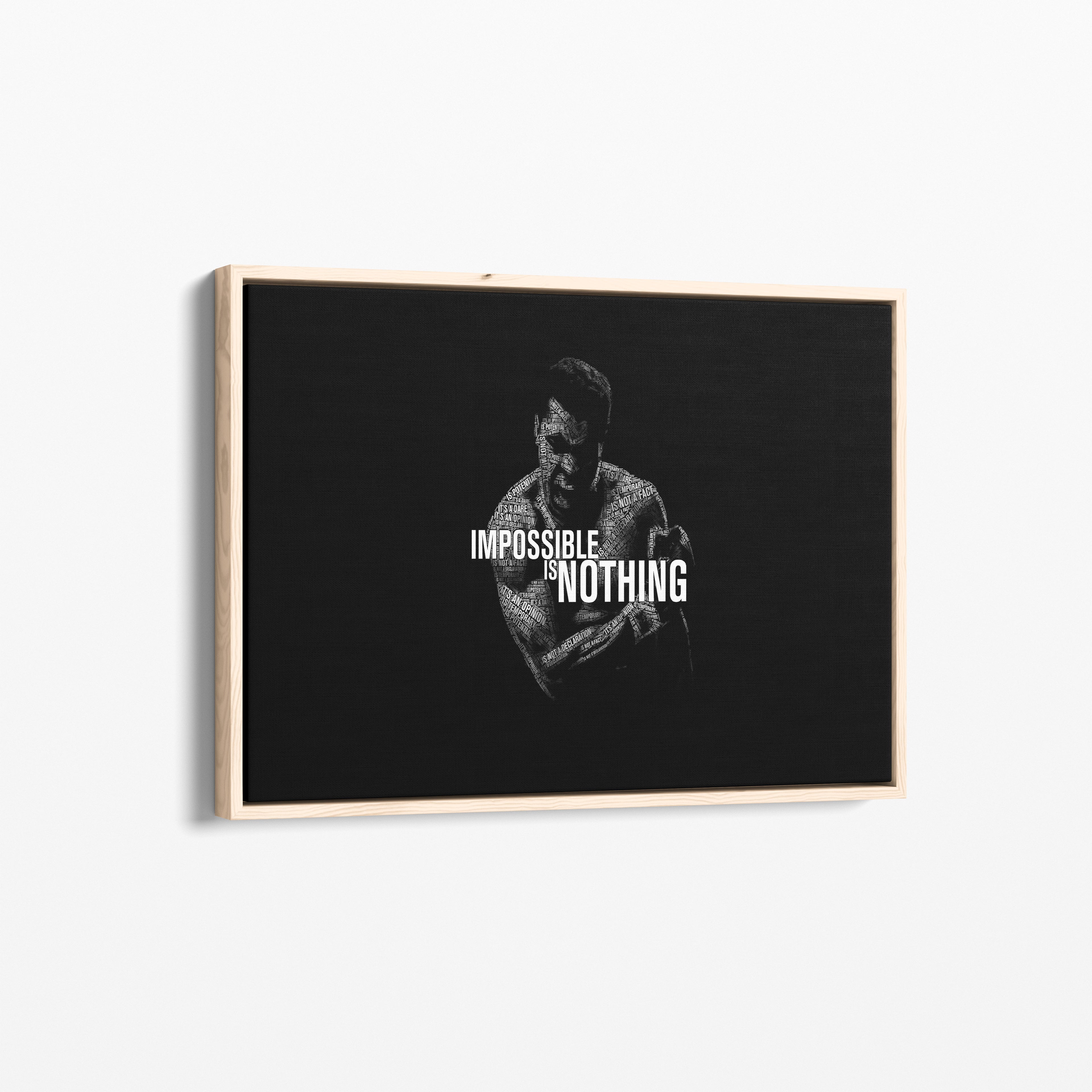 Muhammad Ali – Impossible is Nothing Canvas