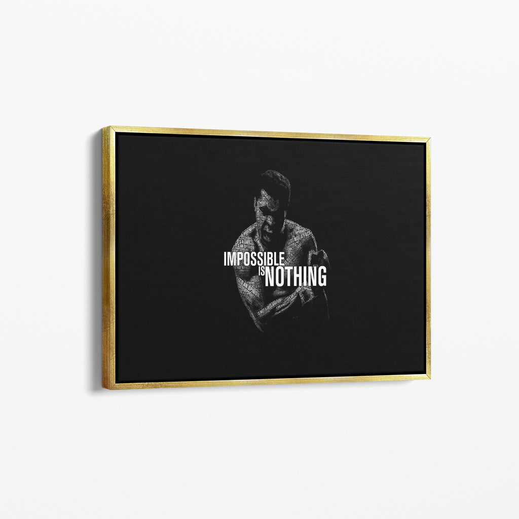 Muhammad Ali – Impossible is Nothing Canvas