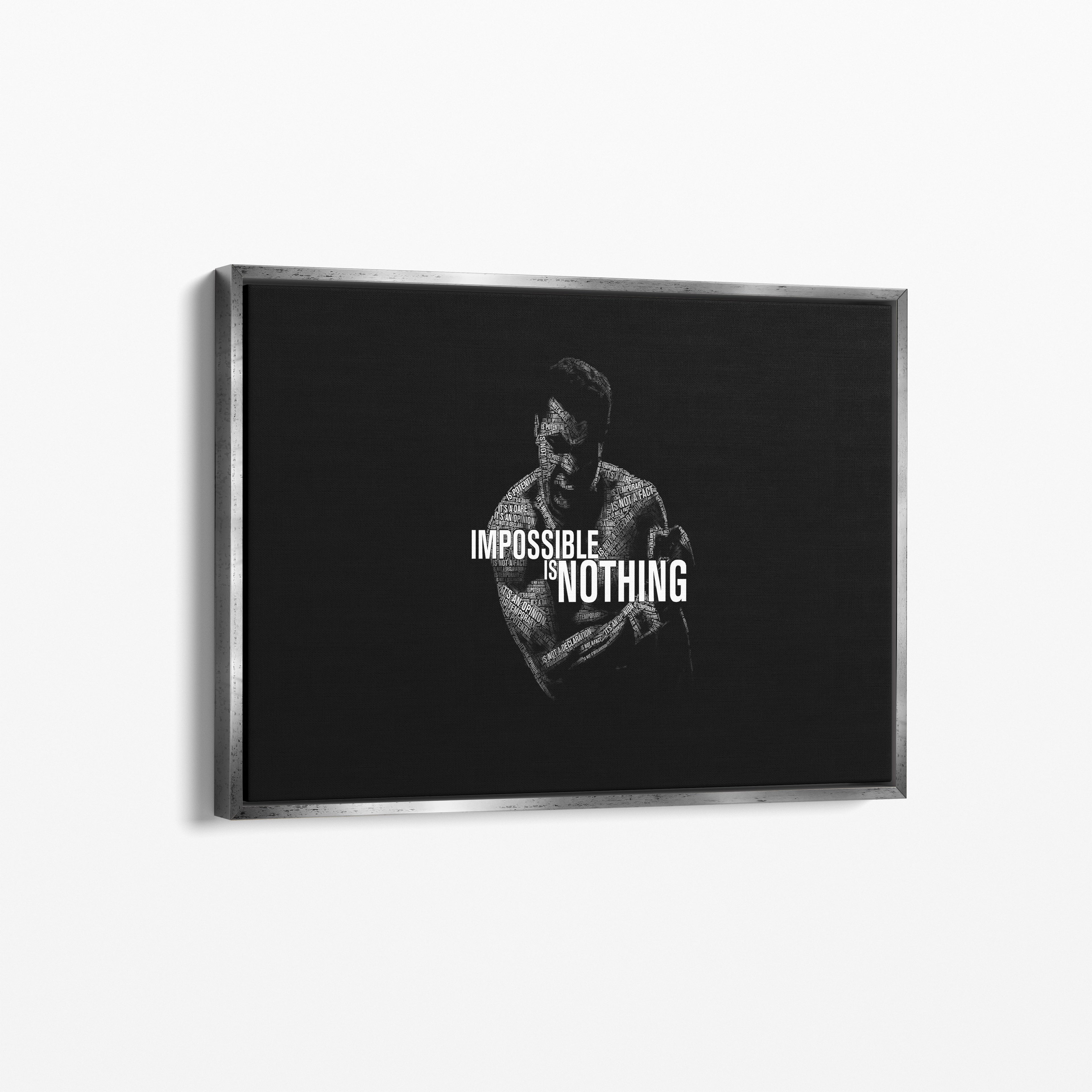 Muhammad Ali – Impossible is Nothing Canvas