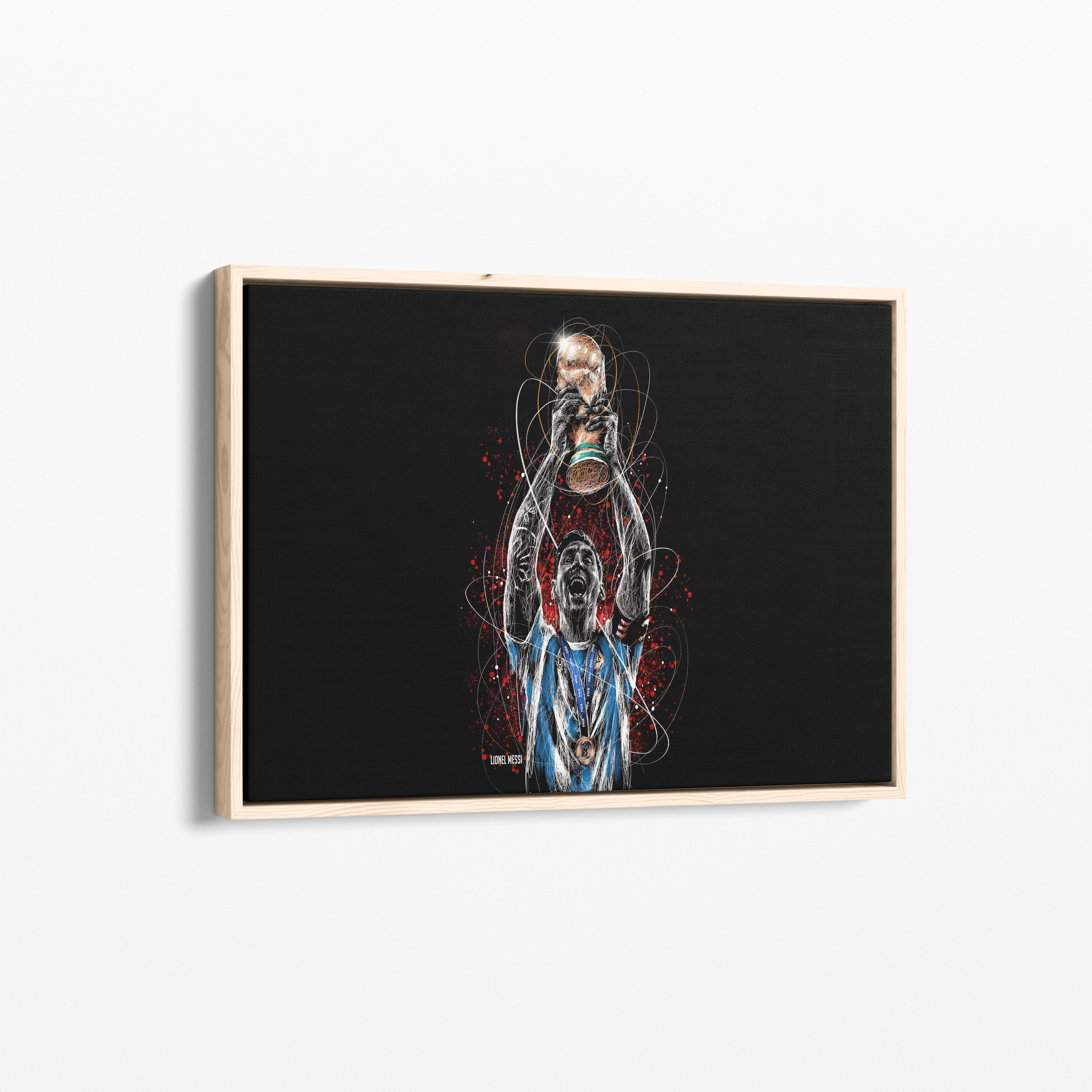 Lionel Messi – World Cup Canvas