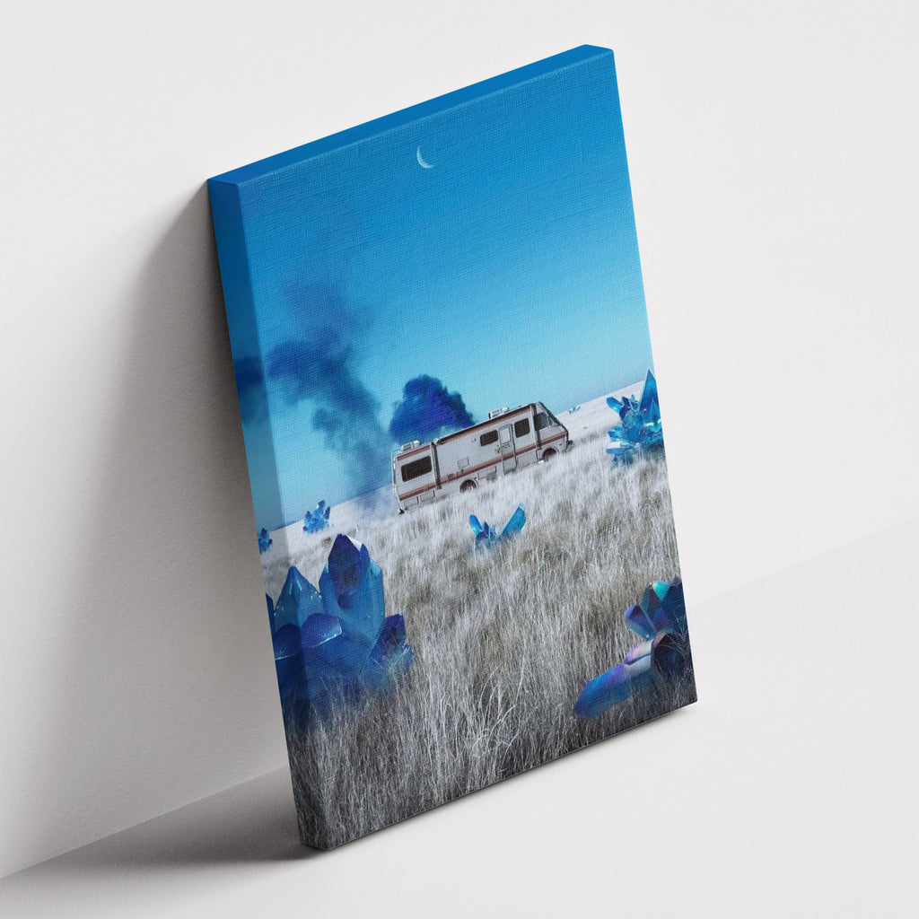Καμβάς Blue Cook - Breaking Bad σε δεύτερη γωνία λήψης, χωρίς κορνίζα.