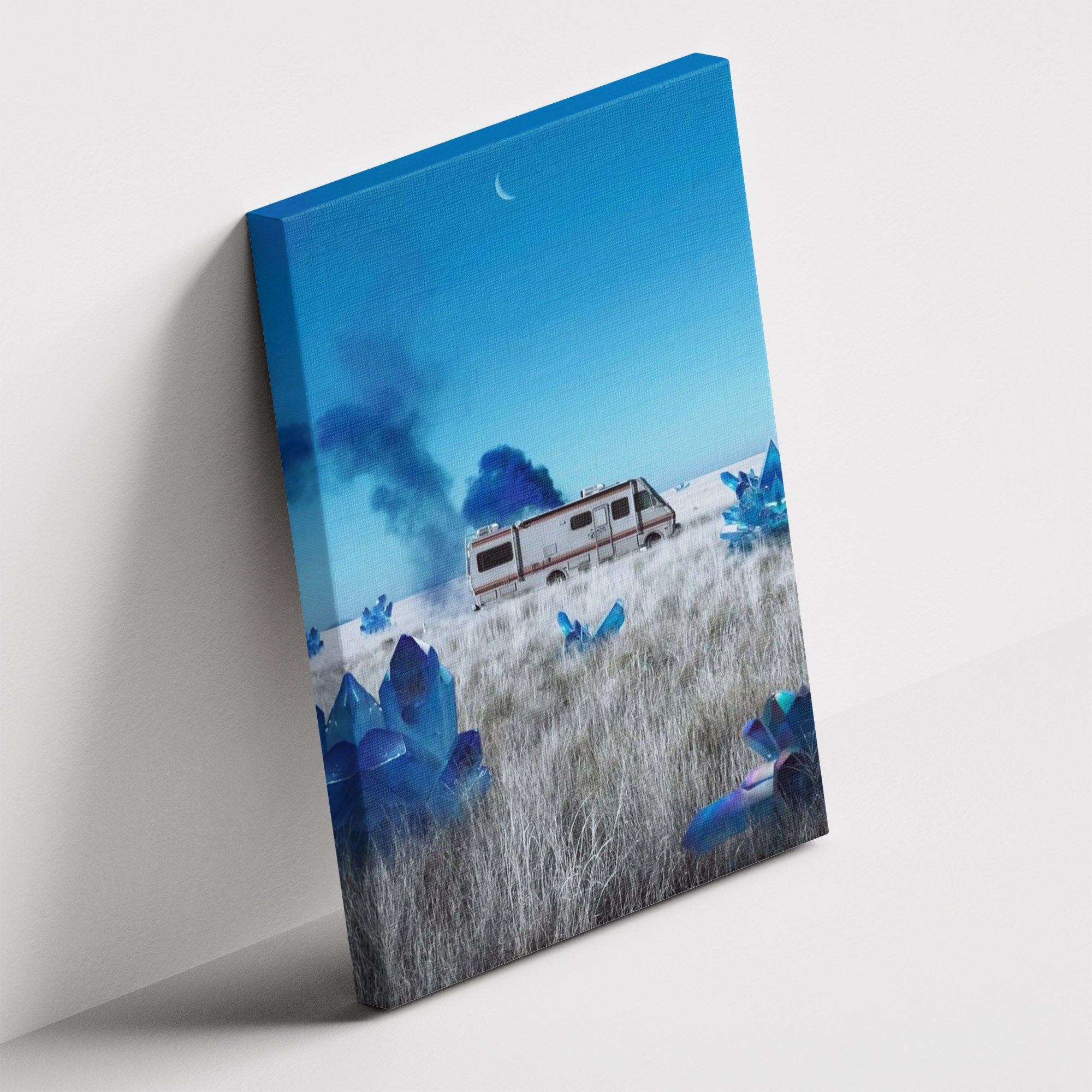 Καμβάς Blue Cook - Breaking Bad σε δεύτερη γωνία λήψης, χωρίς κορνίζα.
