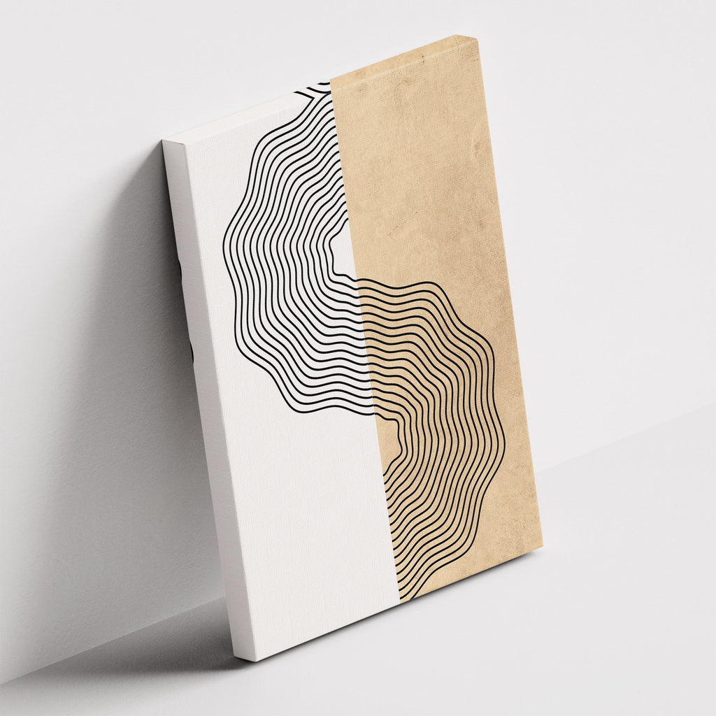 Abstract Waves – Minimalist Art