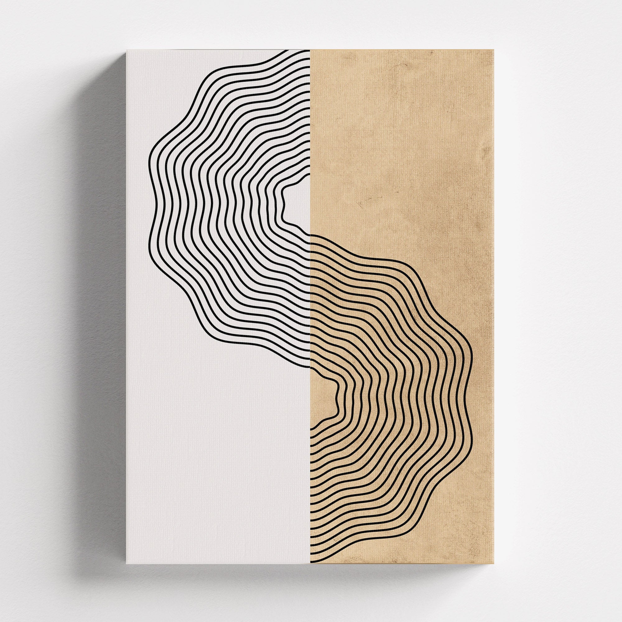 Abstract Waves – Minimalist Art