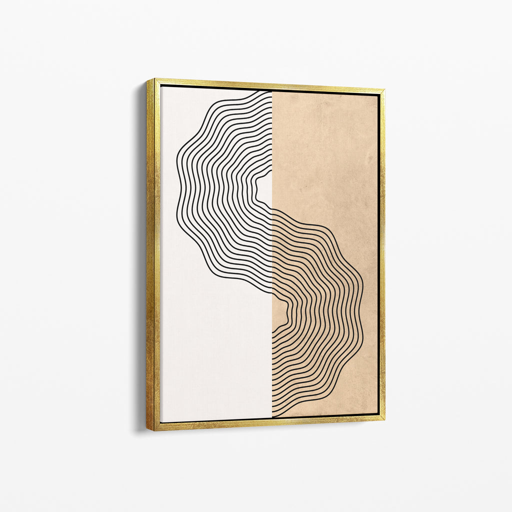 Abstract Waves – Minimalist Art