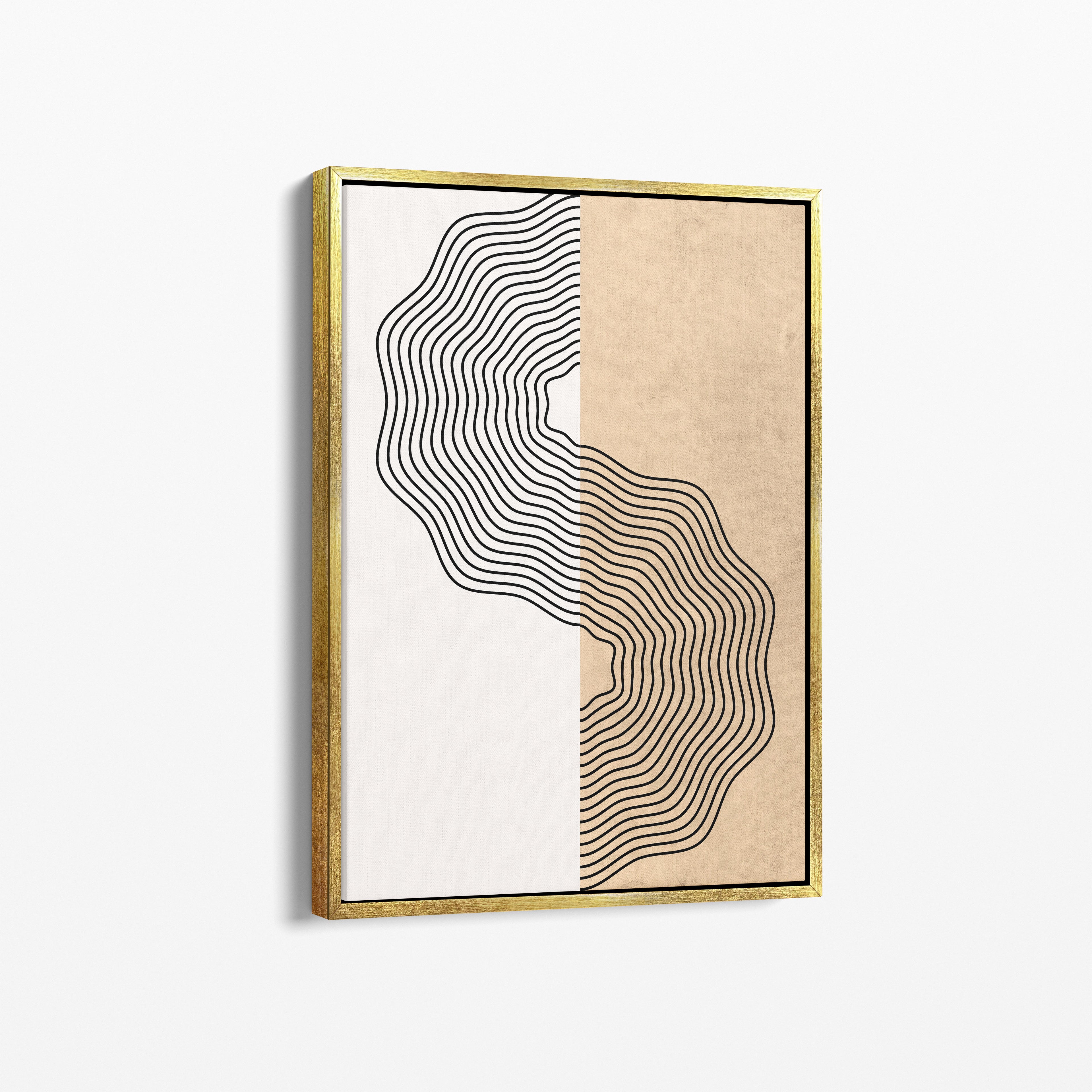 Abstract Waves – Minimalist Art
