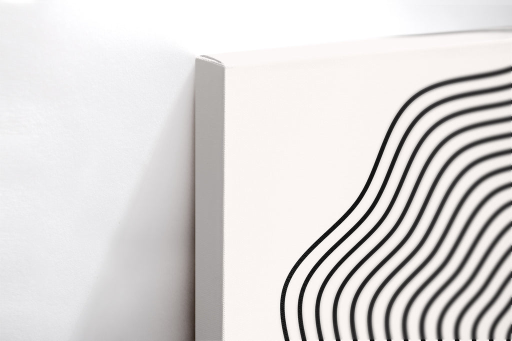 Abstract Waves – Minimalist Art