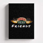 Πίνακας σε καμβά Central Perk - Friends, χωρίς κορνίζα, μπροστινή όψη.