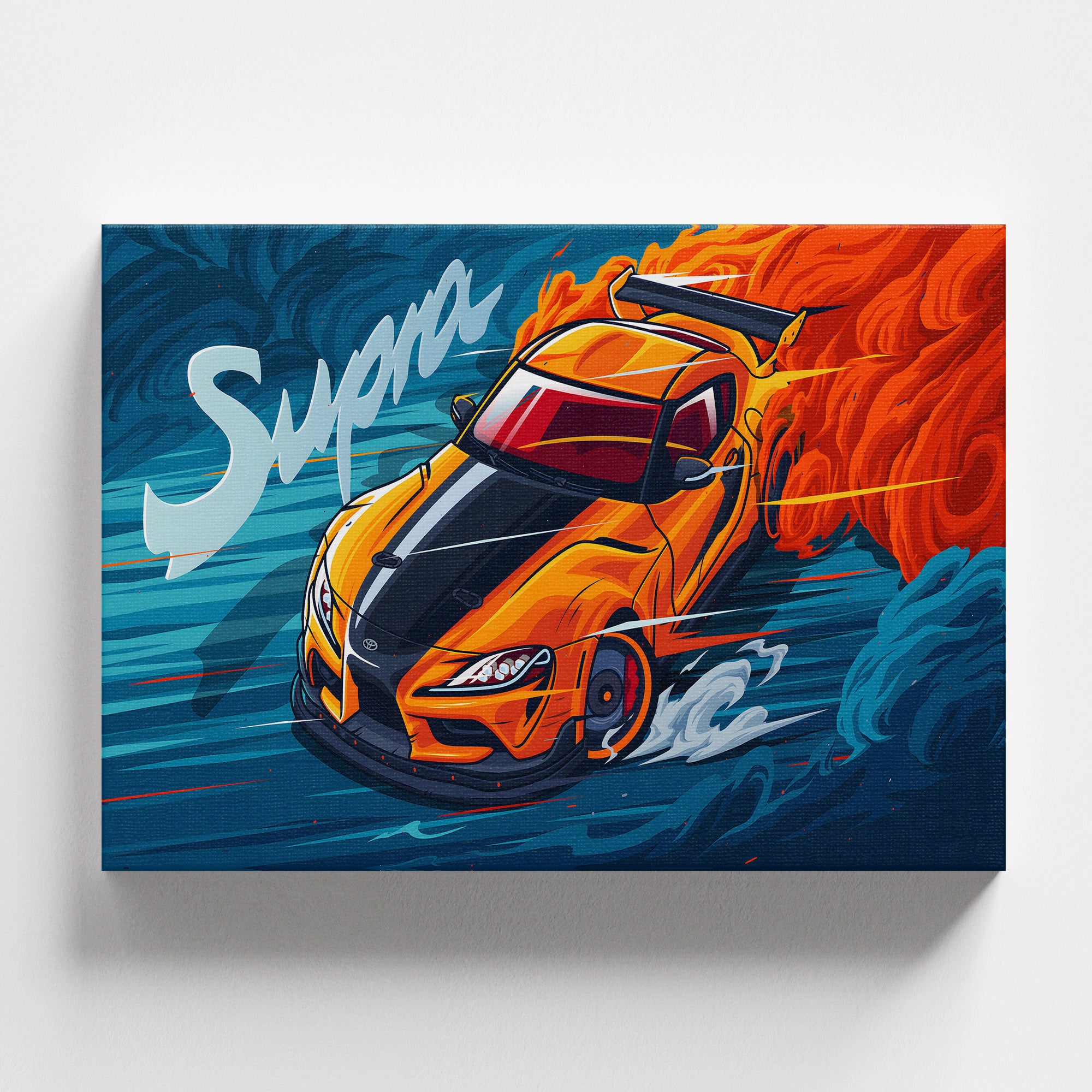 Πίνακας σε καμβά Toyota Supra GR, φωτογραφία προϊόντος 1.