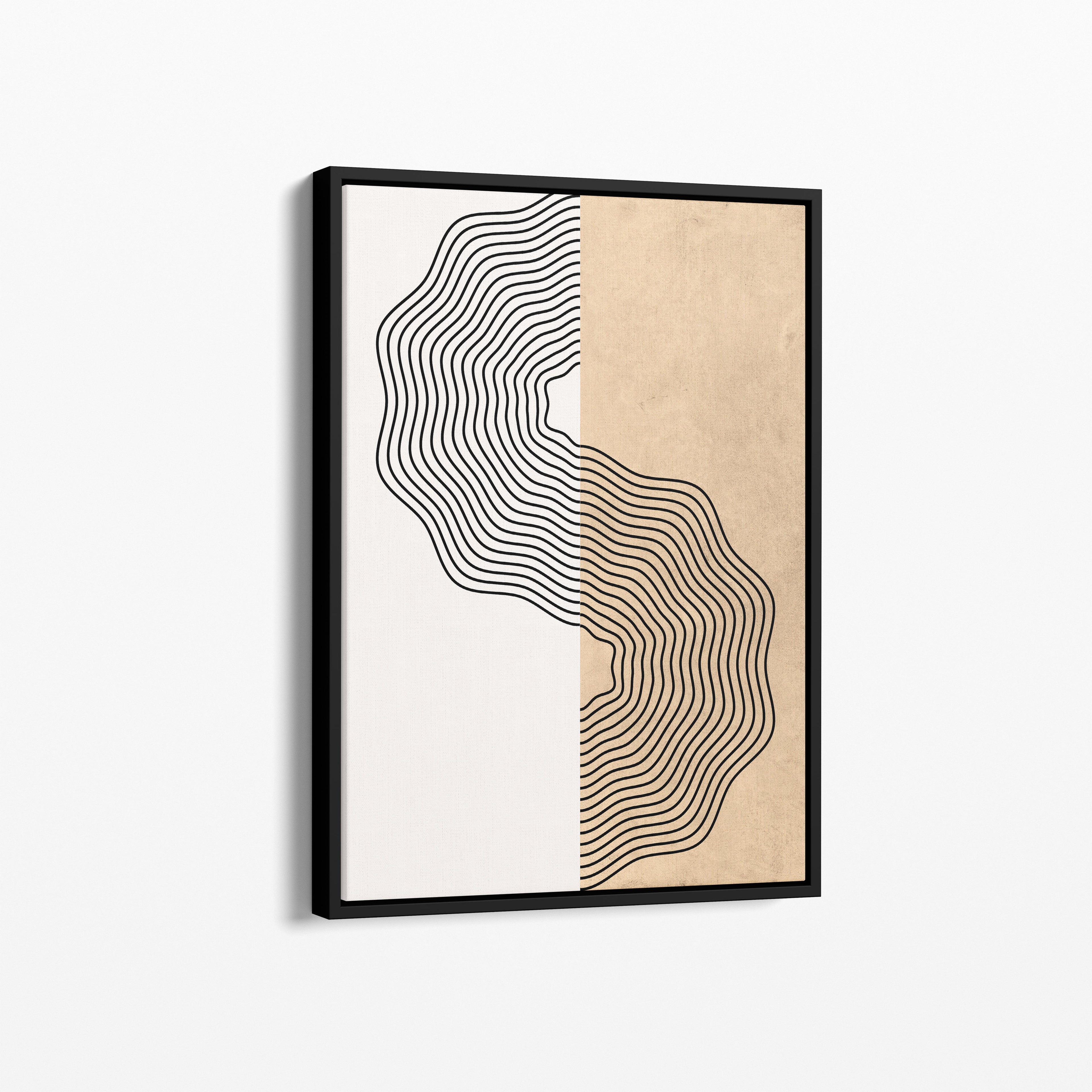 Abstract Waves – Minimalist Art