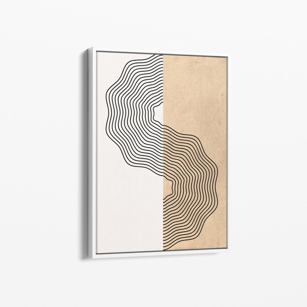 Abstract Waves – Minimalist Art