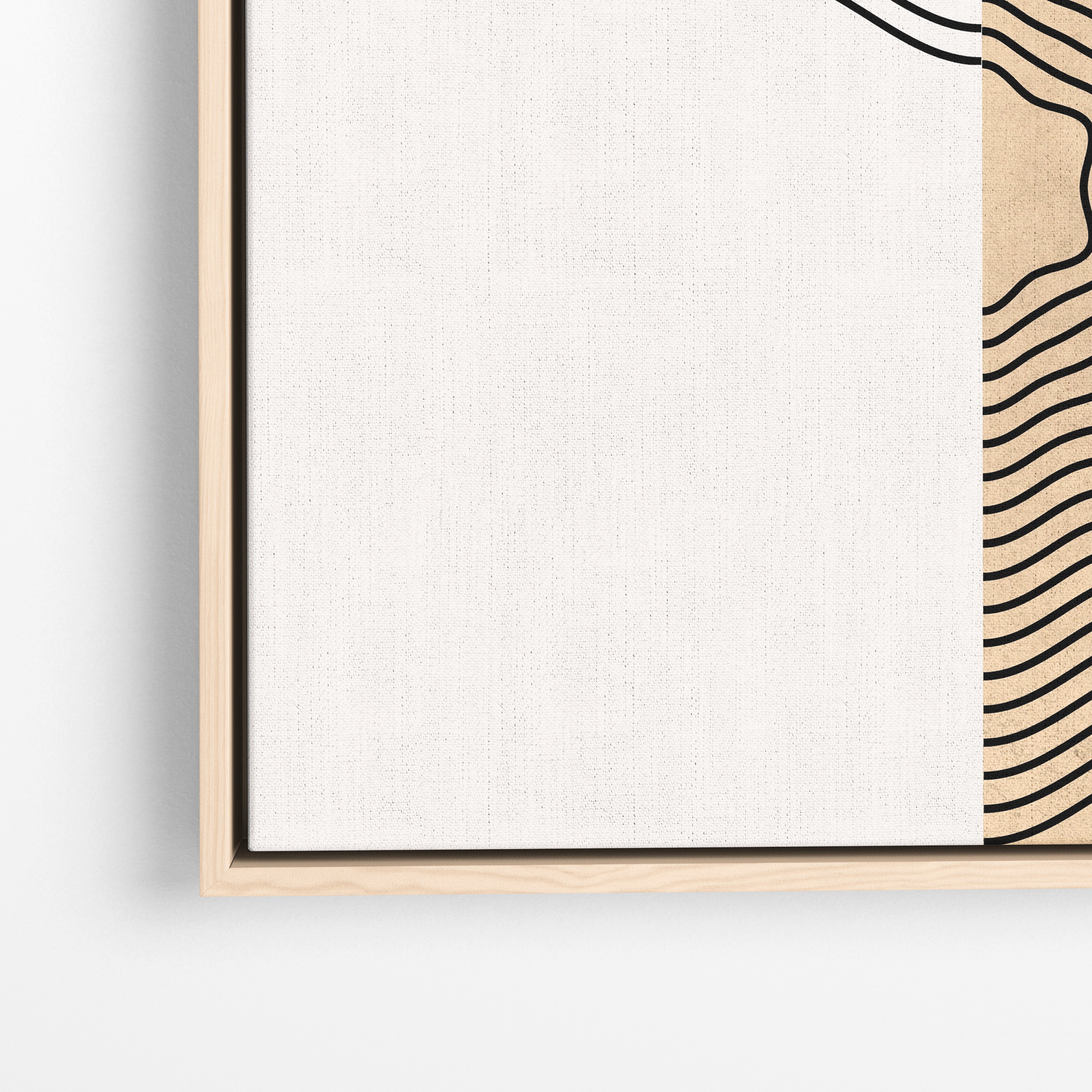 Abstract Waves – Minimalist Art