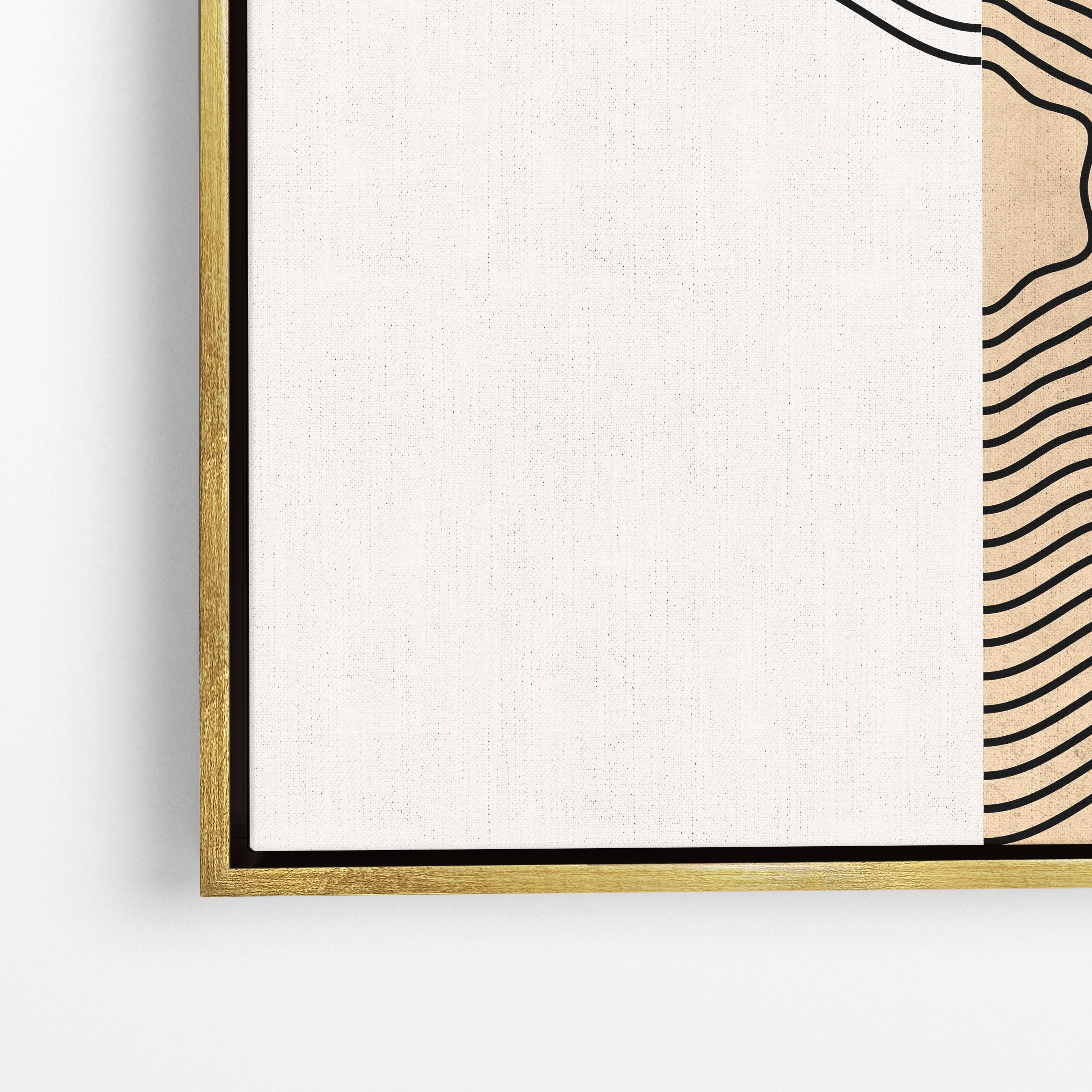 Abstract Waves – Minimalist Art