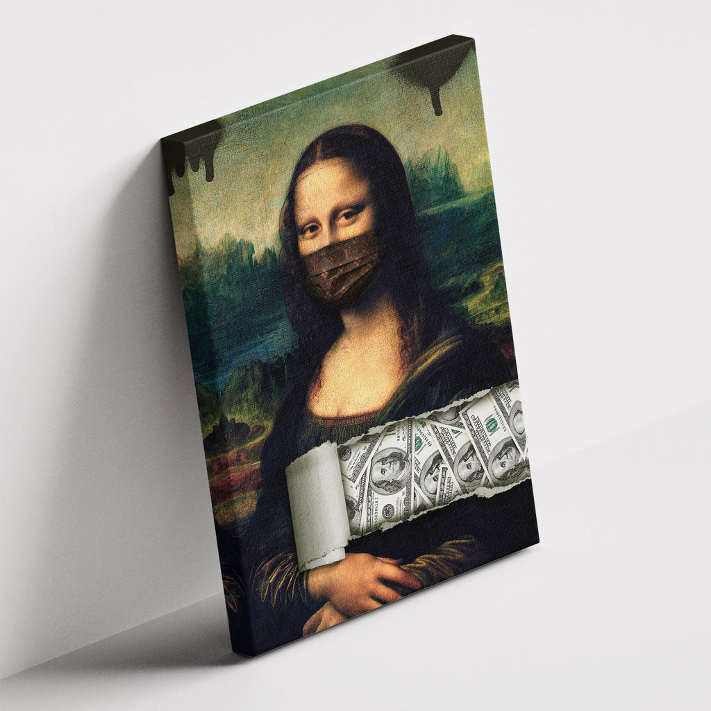 Καμβάς Mona Lisa Classic σε δεύτερη γωνία λήψης, χωρίς κορνίζα.