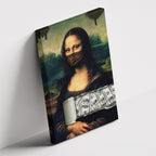 Καμβάς Mona Lisa Classic σε δεύτερη γωνία λήψης, χωρίς κορνίζα.