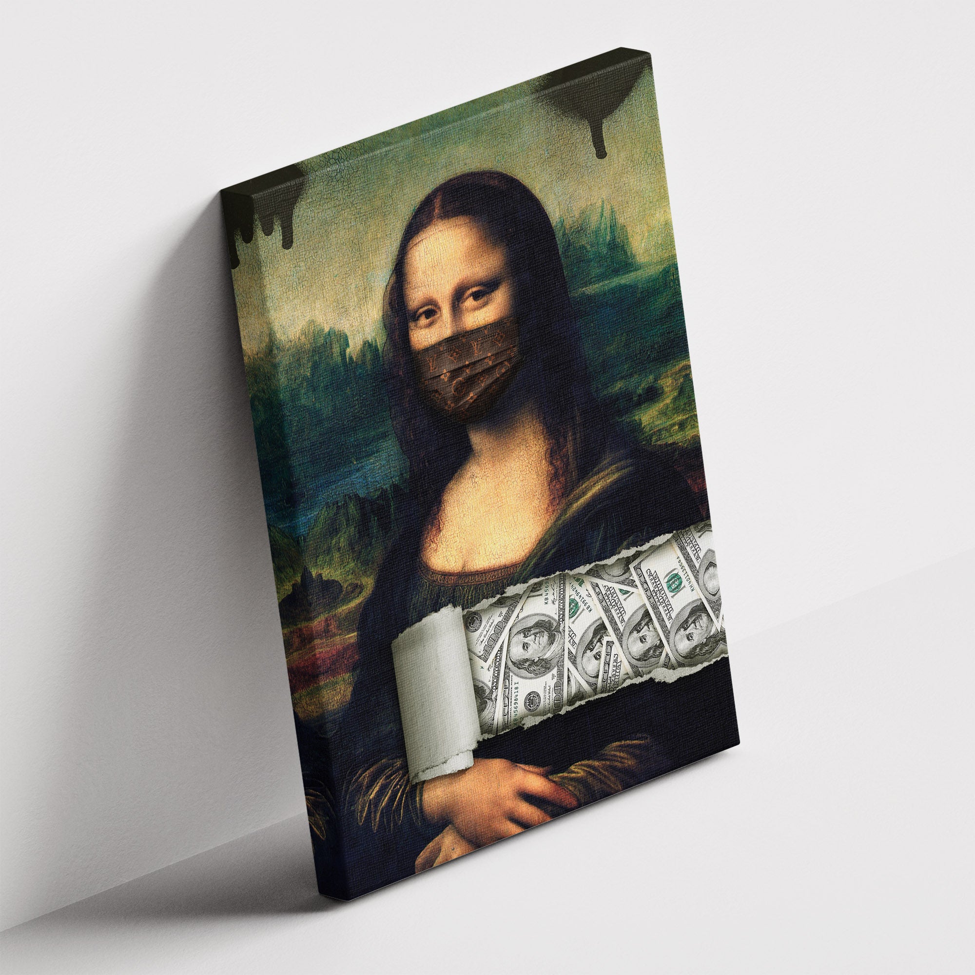 Καμβάς Mona Lisa Classic σε δεύτερη γωνία λήψης, χωρίς κορνίζα.