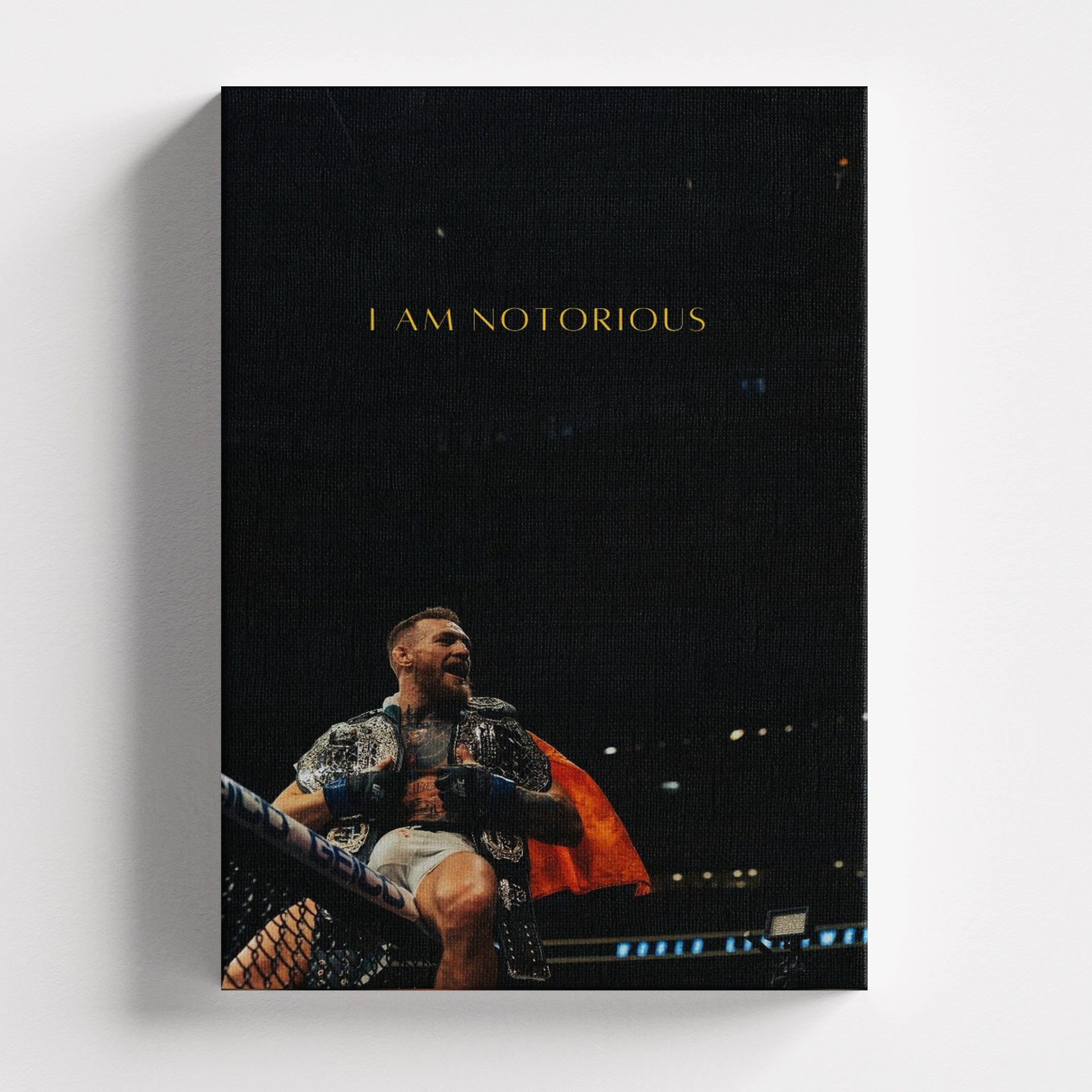 Πίνακας σε καμβά The Notorious, χωρίς κορνίζα, μπροστινή όψη.
