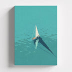 Πίνακας σε καμβά Sailing Free, χωρίς κορνίζα, μπροστινή όψη.