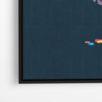 Stitch Rainbow Heart – Premium Καμβάς