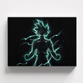 Πίνακας σε καμβά Goku Ultra Instinct Neon, φωτογραφία προϊόντος 1.