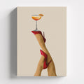Πίνακας σε καμβά Cocktail Heels, χωρίς κορνίζα, μπροστινή όψη.