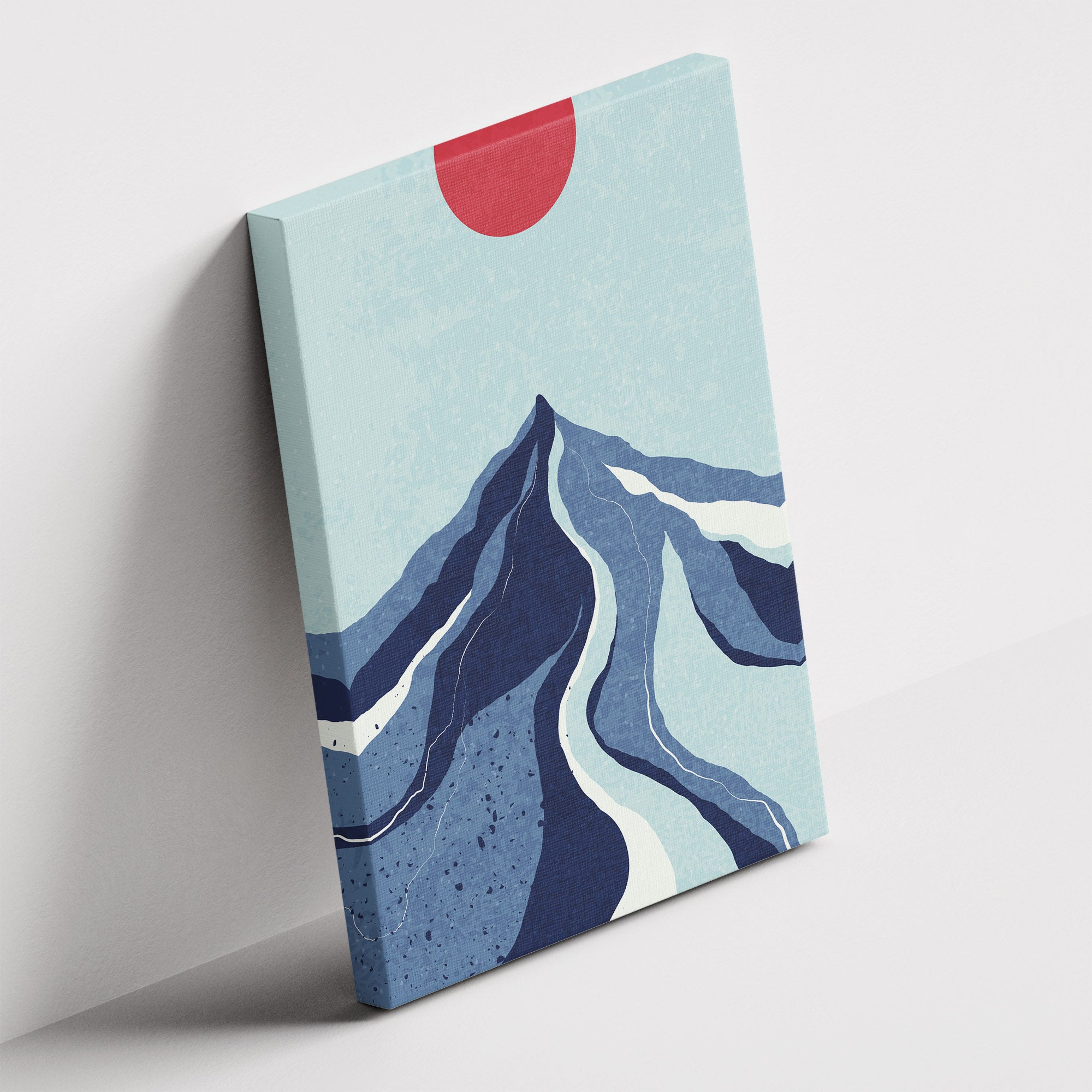 Blue Mountain Red Sun