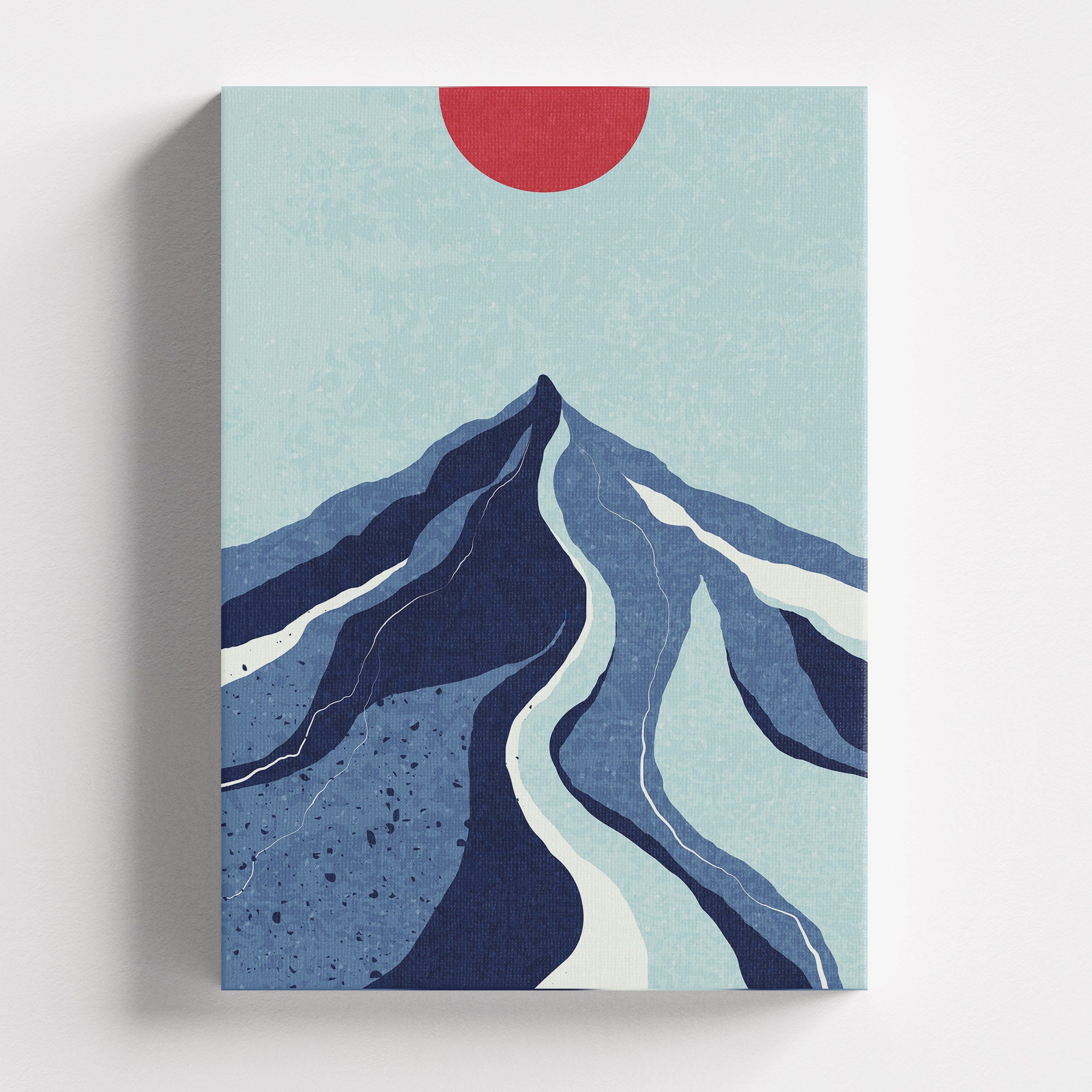 Blue Mountain Red Sun