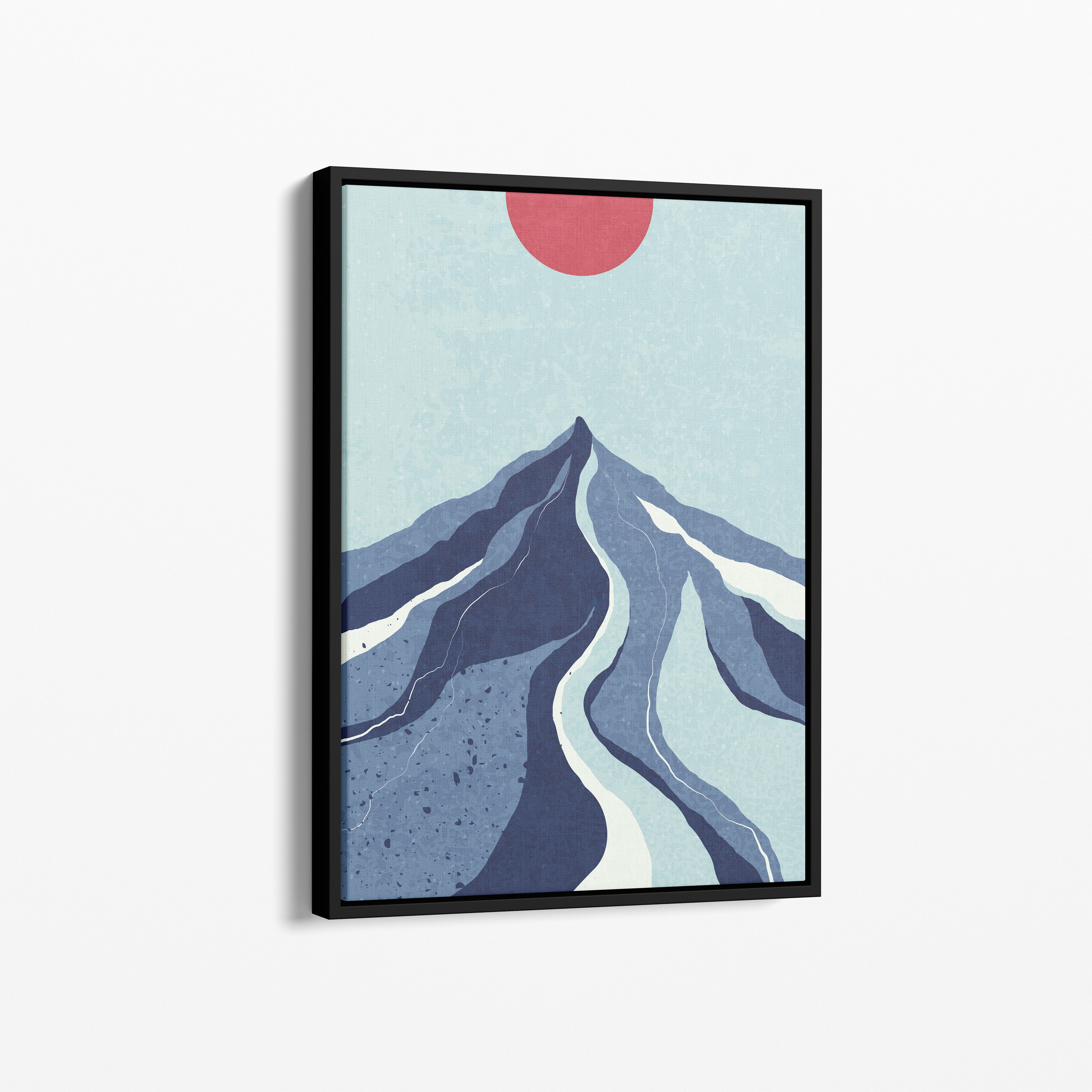 Blue Mountain Red Sun