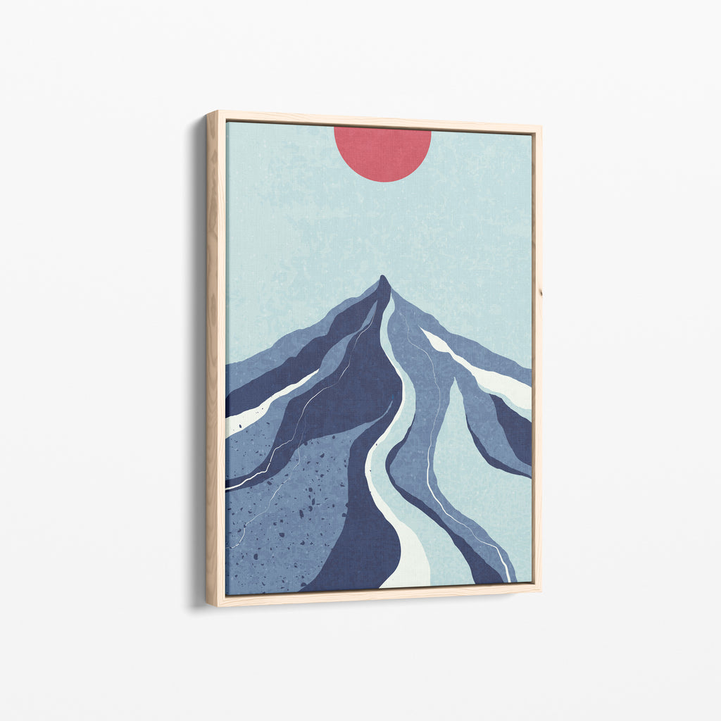 Blue Mountain Red Sun