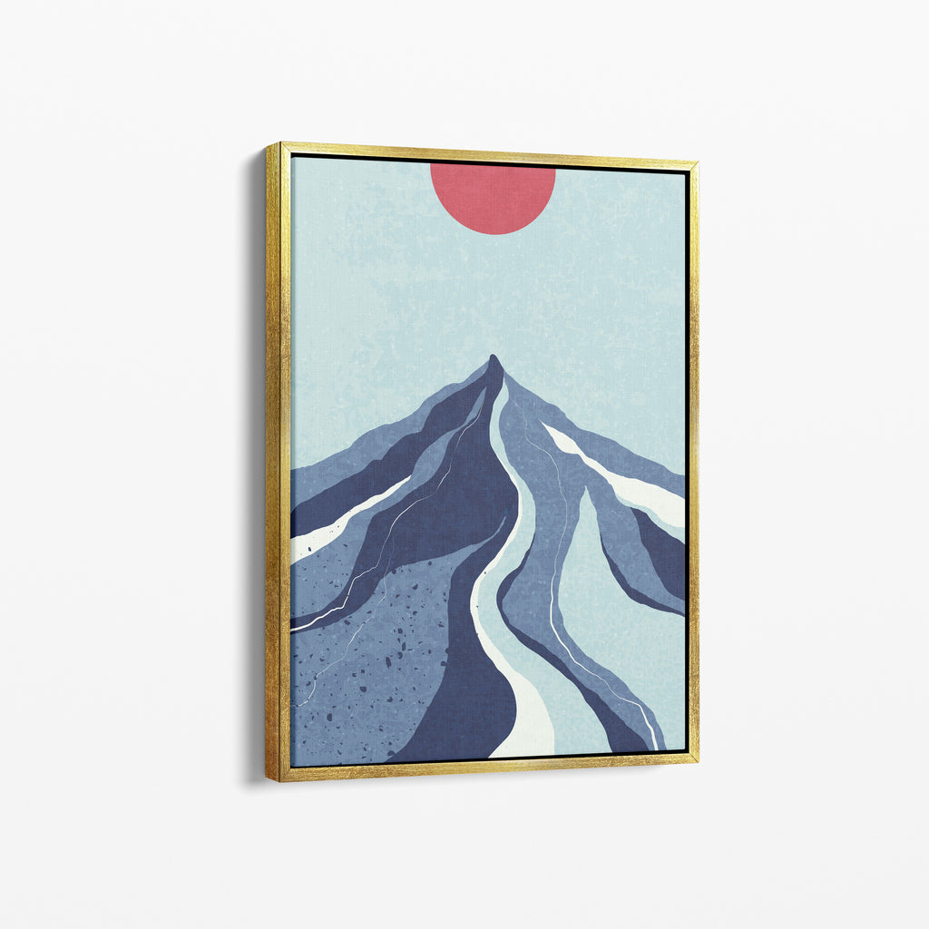 Blue Mountain Red Sun