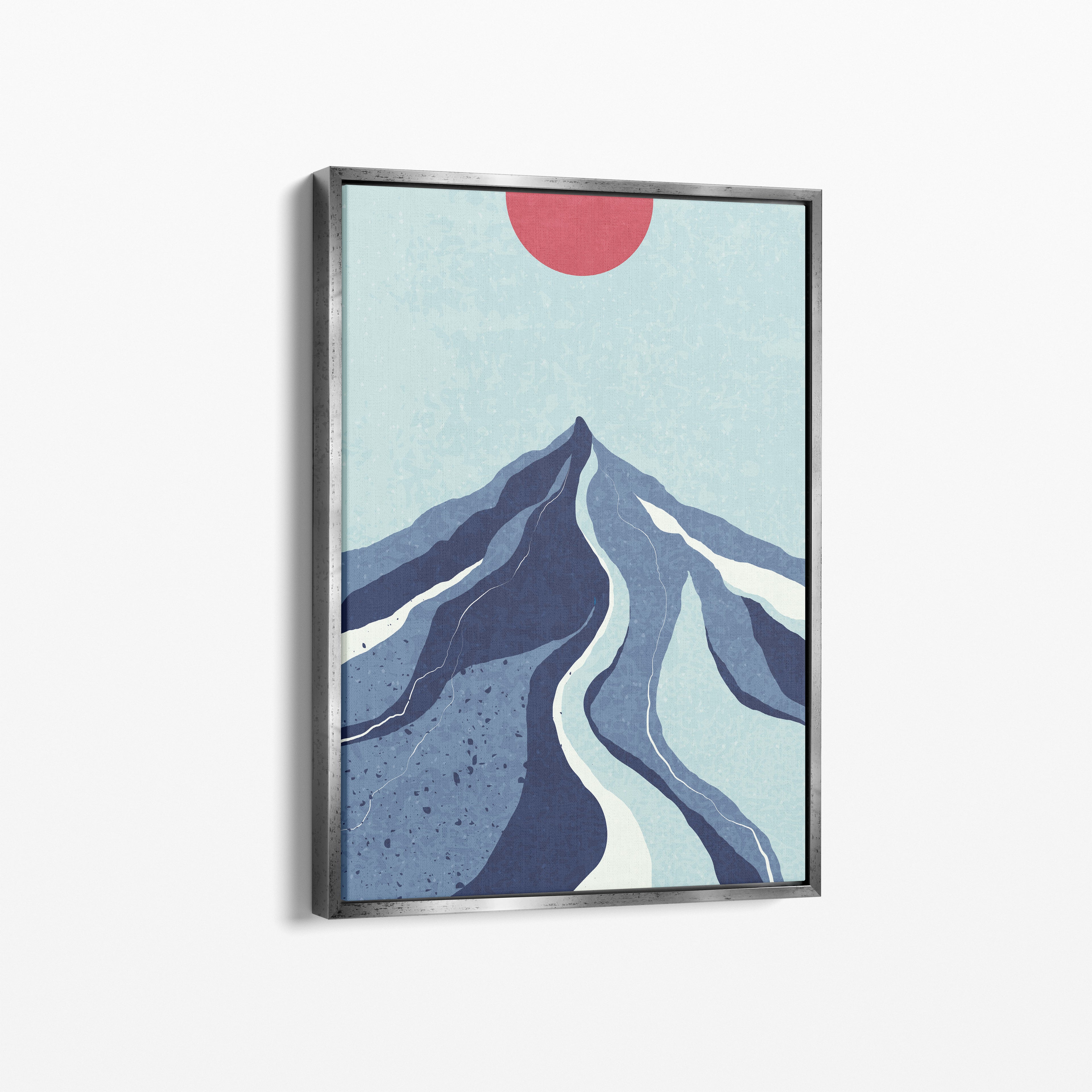Blue Mountain Red Sun