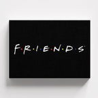 Πίνακας σε καμβά Friends Logo, χωρίς κορνίζα, μπροστινή όψη.