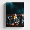 Πίνακας σε καμβά LeBron James - Trophies, χωρίς κορνίζα, μπροστινή όψη.