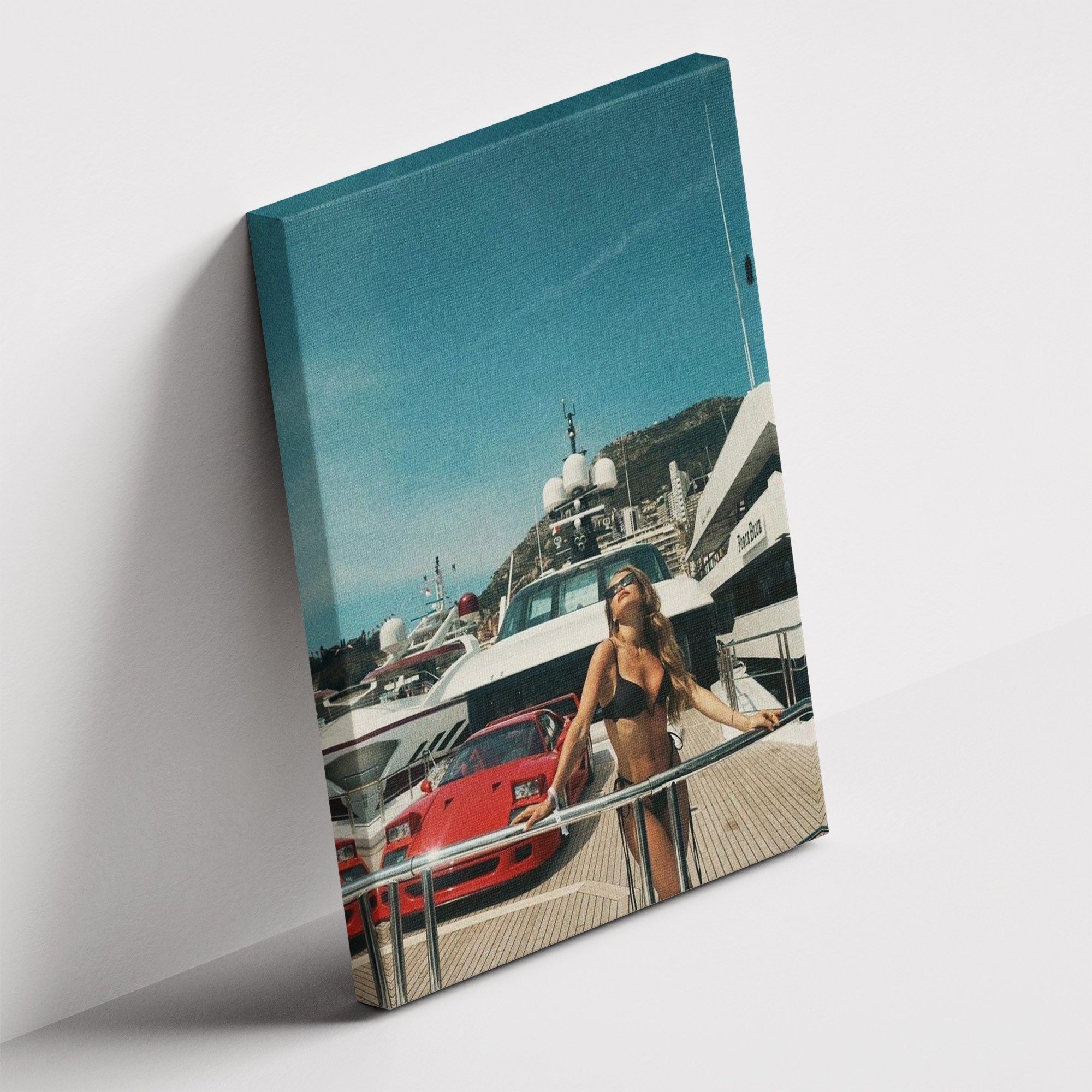 Καμβάς Luxury Lifestyle σε δεύτερη γωνία λήψης, χωρίς κορνίζα.