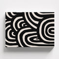 Πίνακας σε καμβά Black Swirl, φωτογραφία προϊόντος 1.