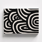 Πίνακας σε καμβά Black Swirl, φωτογραφία προϊόντος 1.