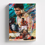 Πίνακας σε καμβά Muhammad Ali, χωρίς κορνίζα, μπροστινή όψη.