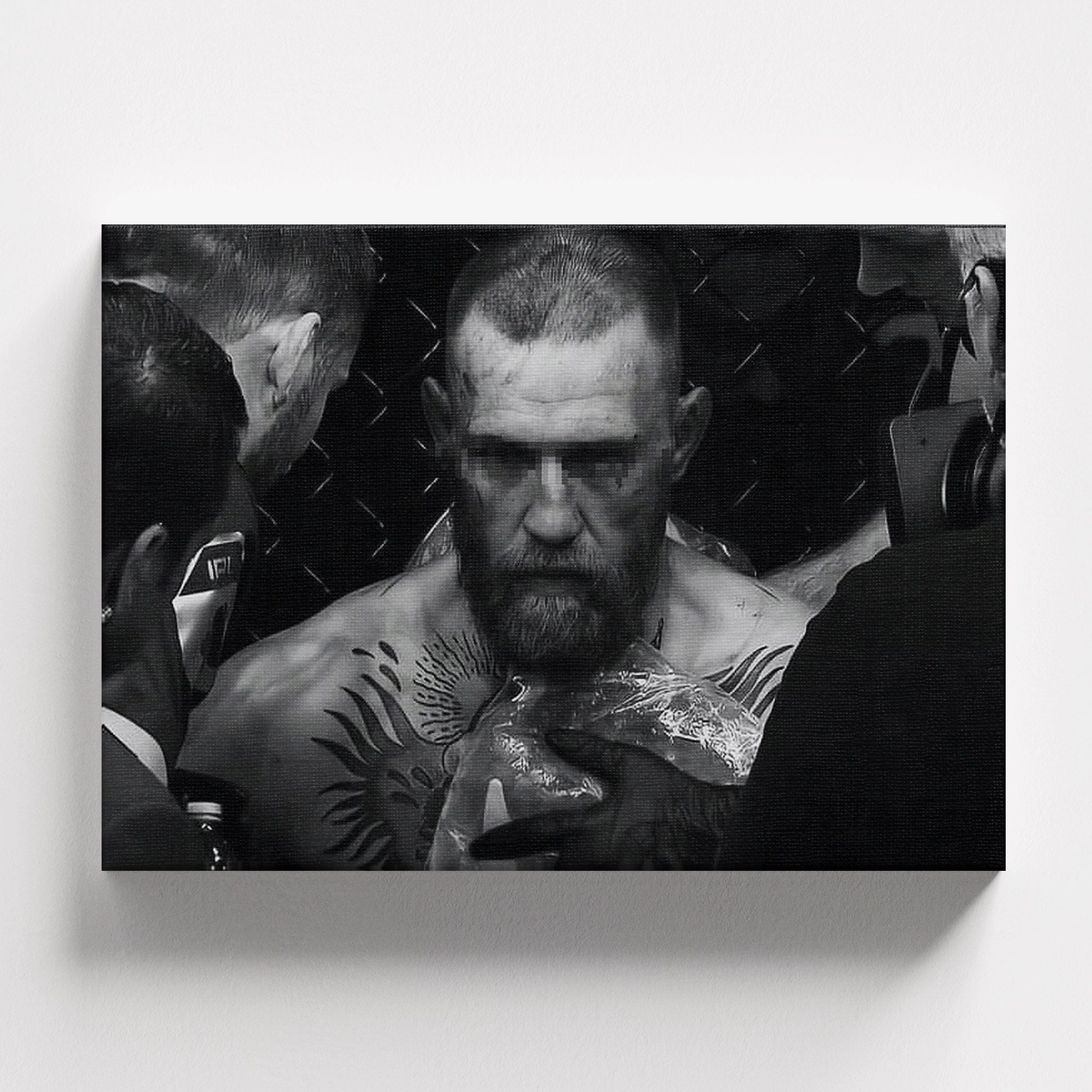 Πίνακας σε καμβά Warrior’s Focus, χωρίς κορνίζα, μπροστινή όψη.