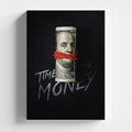 Πίνακας σε καμβά Time Is Money, χωρίς κορνίζα, μπροστινή όψη.