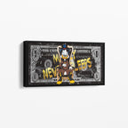 Money Never Sleeps Canvas