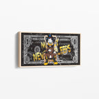 Money Never Sleeps Canvas