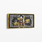 Money Never Sleeps Canvas