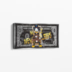 Money Never Sleeps Canvas
