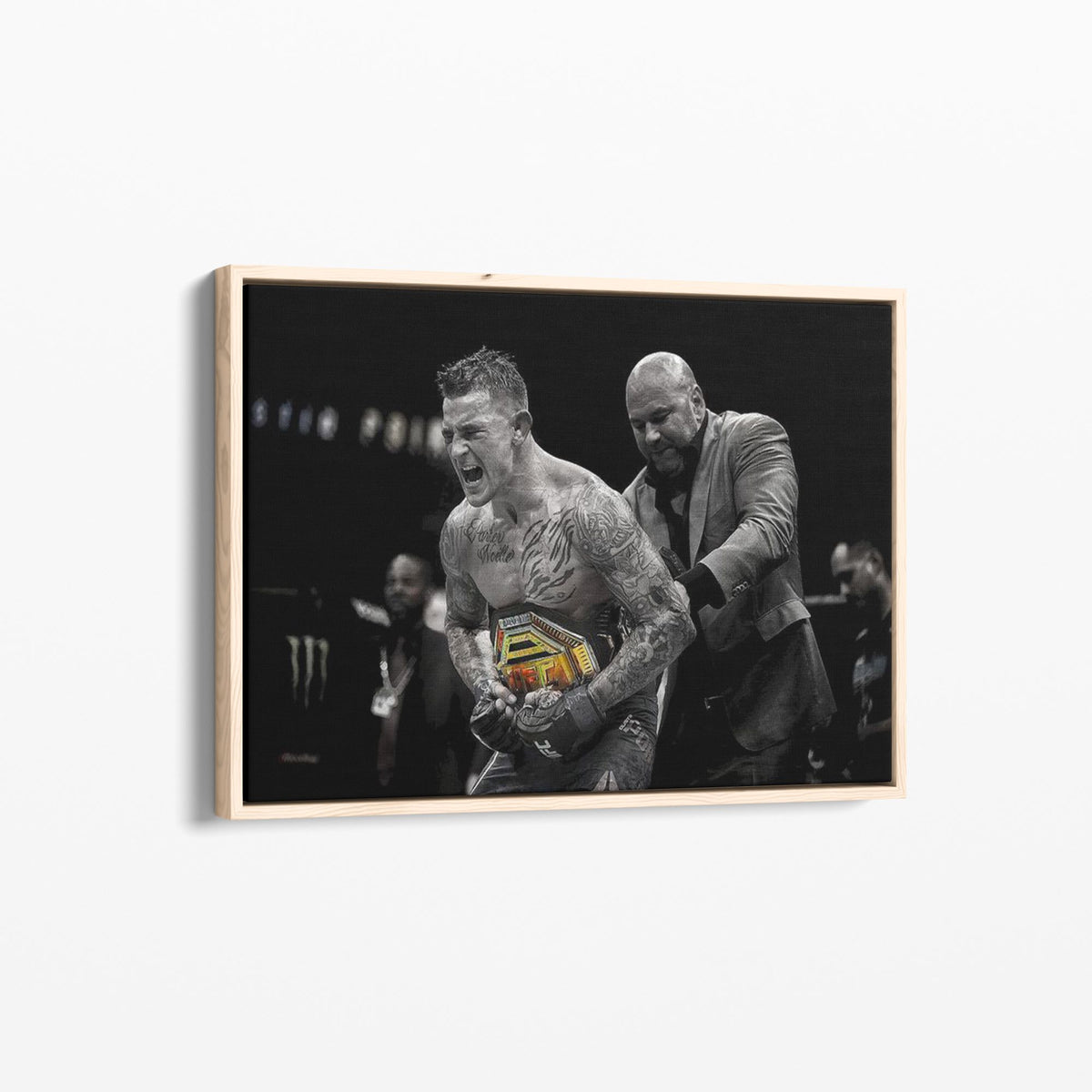 Victory Earned – Dustin Poirier Champion Canvas