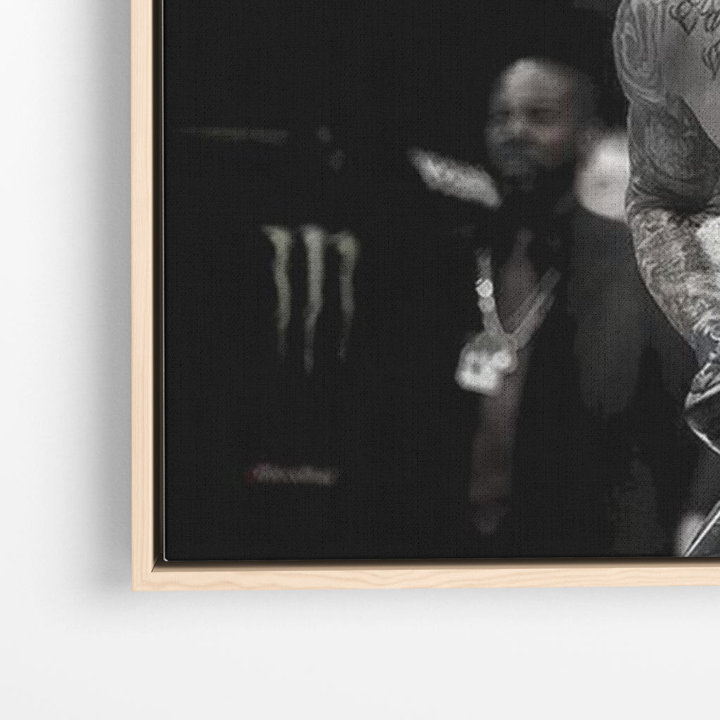 Victory Earned – Dustin Poirier Champion Canvas